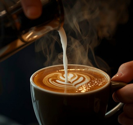 Coffee being poured — review imagery